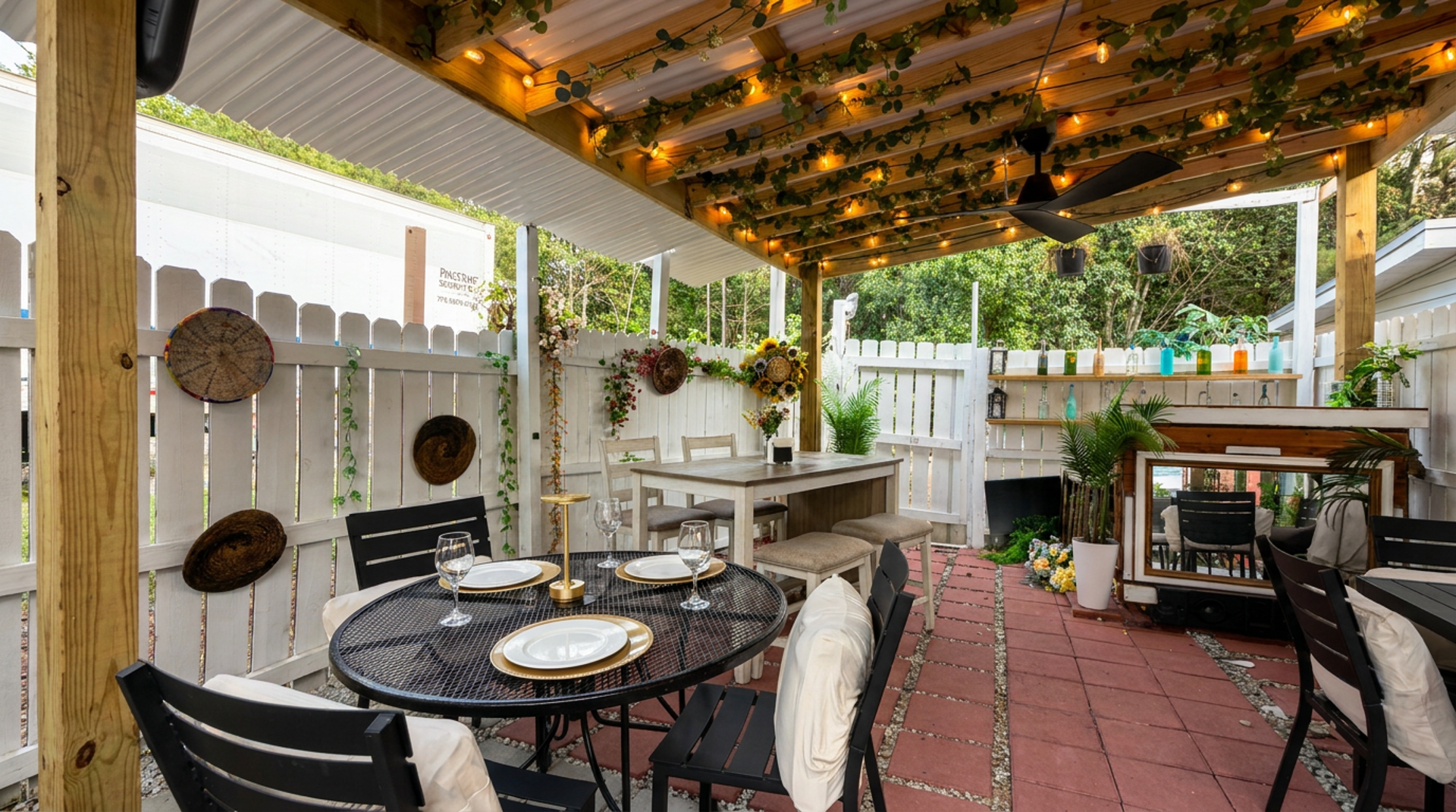 The patio